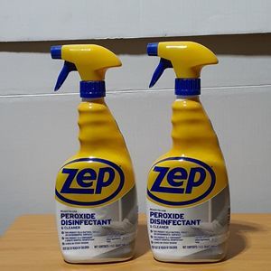 (2) Zep Ready-to-Use Peroxide Disinfectant & Cleaner 1 US Quart (946 ml)
